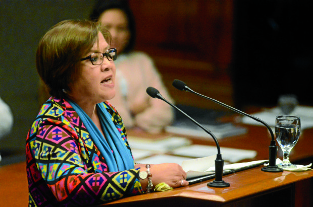 Senator leila de lima privilege speech