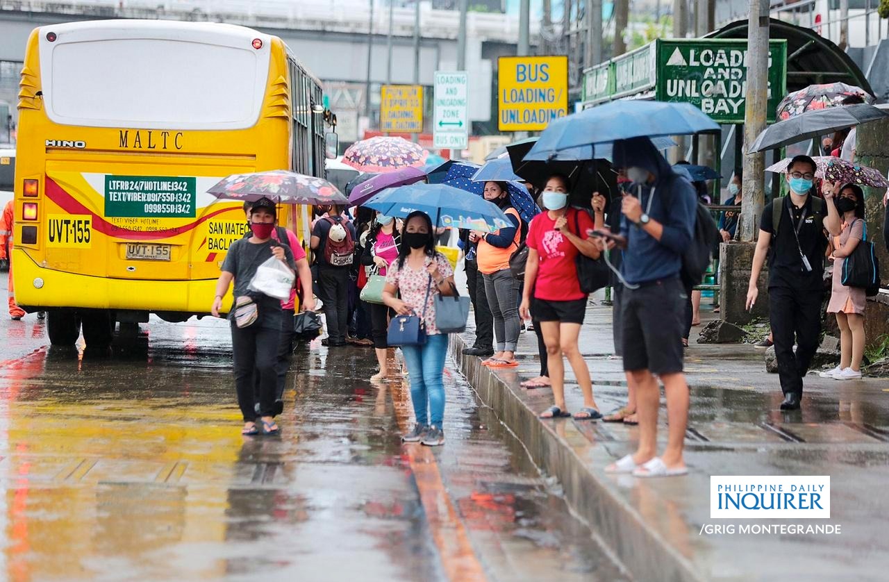 The southwest monsoon or “habagat” will continue to bring rains over Luzon on Sunday, according to the Philippine Atmospheric, Geophysical and Astronomical Services Administration (Pagasa).