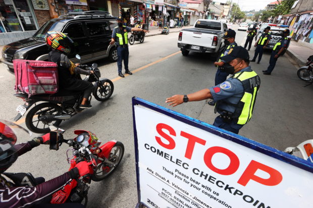 The PNP will implement a gun ban in Cavite province’s 7th district for the entire duration of the special polls from January 26 to March 12.