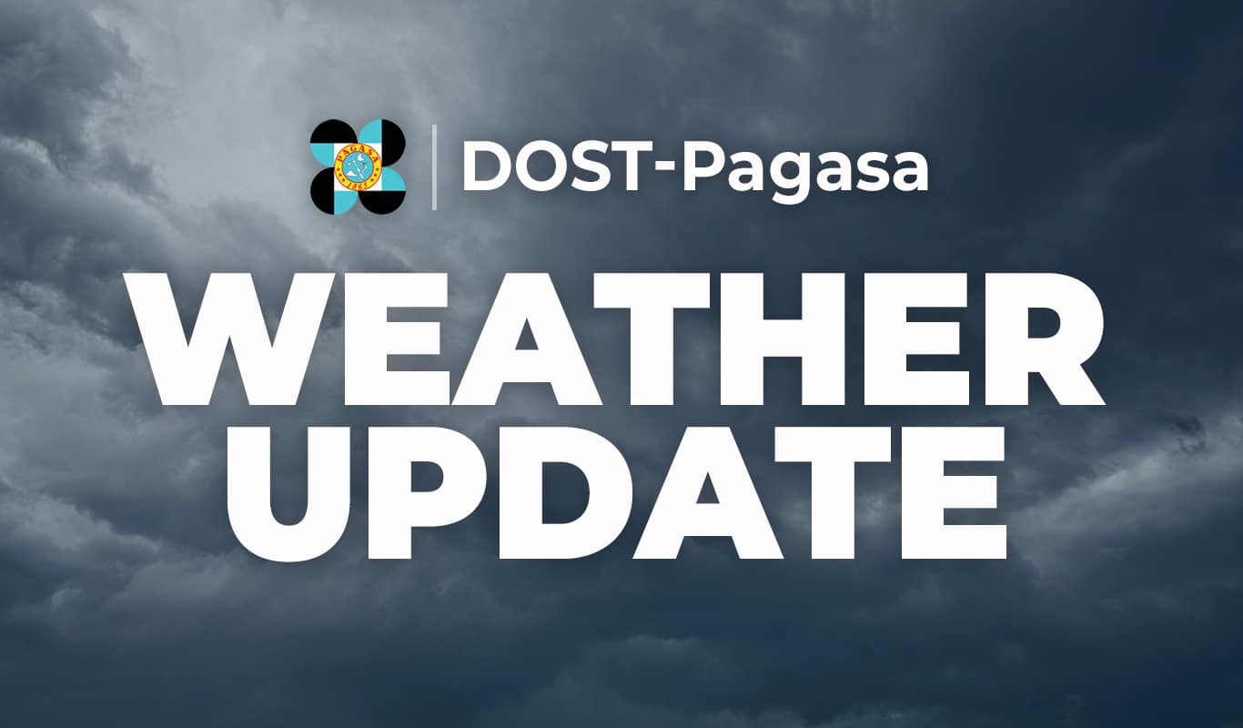 The monitored low pressure area (LPA) may develop into a tropical cyclone in the next few days, according to the Philippine Atmospheric, Geophysical, and Astronomical Services Administration (Pagasa) on Saturday.