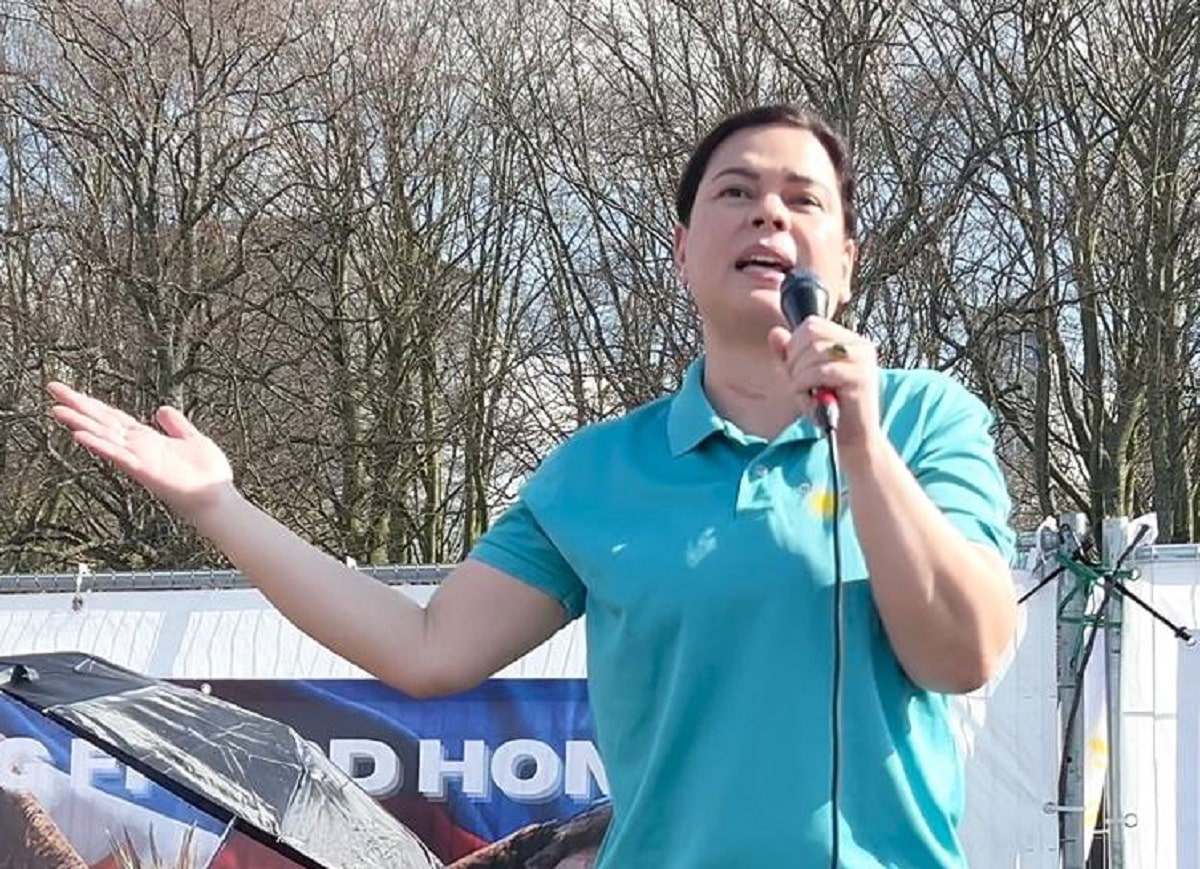 Picture of Vice President Sara Duterte who is facing an impeachment case regarding use of confidential funds, among others.